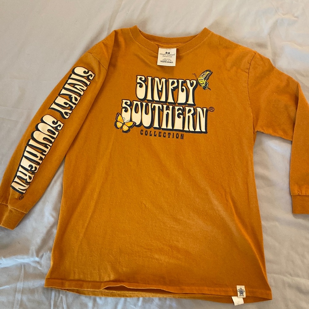 Youth small simply southern shirt